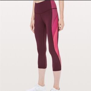 Lululemon Colour Me Ombre Crop leggings